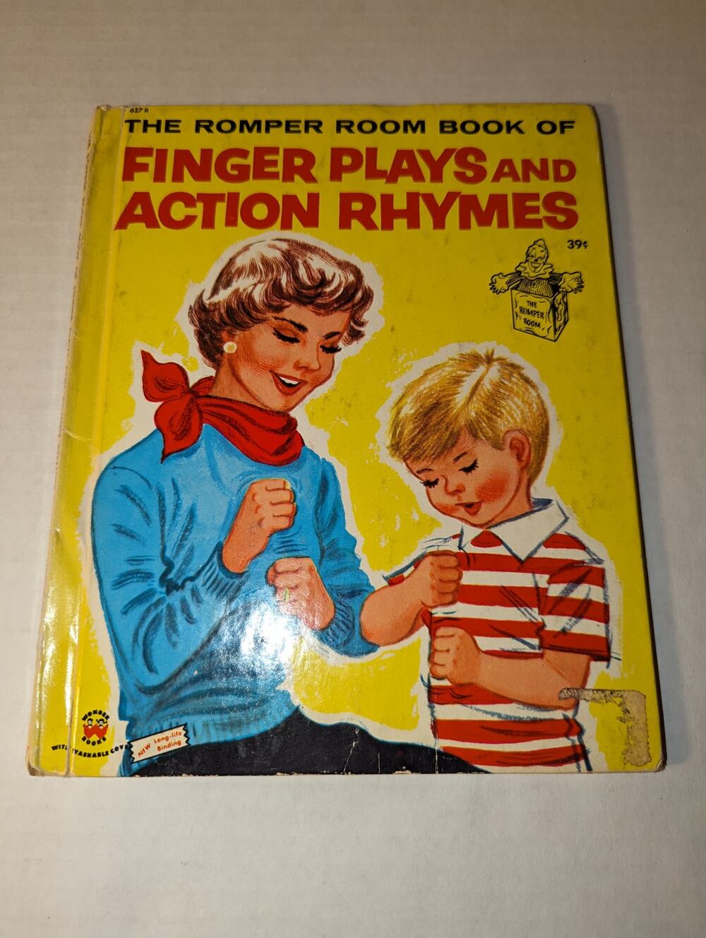Vintage 1955 The Romper Room Book of Finger Plays Action Rhymes HC Collectible